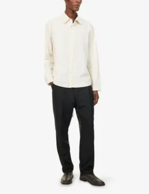 CRAIG GREEN Boxy-Fit Utility Cotton-Blend Shirt in ECRU, additional product view 2
