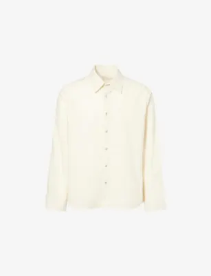 CRAIG GREEN Boxy-Fit Utility Cotton-Blend Shirt in ECRU – Mens | Shirts | Casual Shirts | Long-sleeved