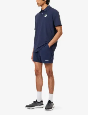 MALBON Ripley Coolcore Woven Shorts in NAVY, additional product view 2
