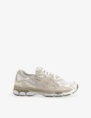 ASICS Gel-NYC Mesh Trainers - EUR 42.5 / 8.5 UK MEN in WHITE FEATHER GREY – Mens | Trainers | Lace up trainers