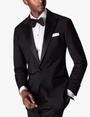 ETON Pleated-Panel double-Cuff Slim-Fit Cotton Evening Shirt in WHITE, additional product view 2