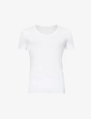 DEREK ROSE Jack v-neck cotton t-shirt
