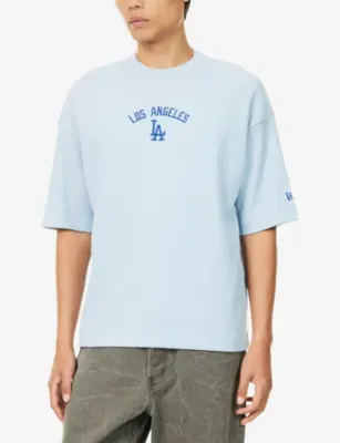 NEW ERA LA Dodgers MLB Waffle Cotton-Blend T-Shirt detail 3