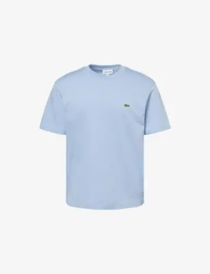 LACOSTE Embroidered-Emblem Crew-Neck Cotton T-Shirt