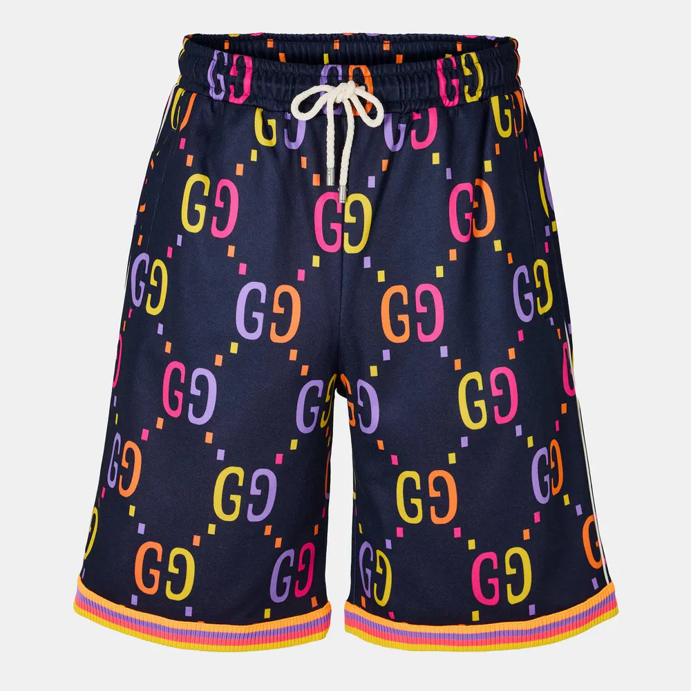 Gucci Men's Jersey Fleece Jogger Shorts