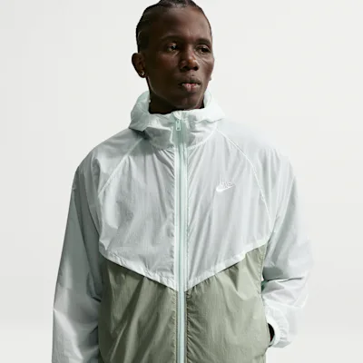 Nike Windrunner Men's Unlined Full-Zip UV Jacket - Barely Green/Jade Horizon/White in Barely Green/Jade Horizon/White – Nike men's and unisex