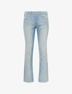PAIGE Normandie Transcend Straight Stretch-Denim Jeans