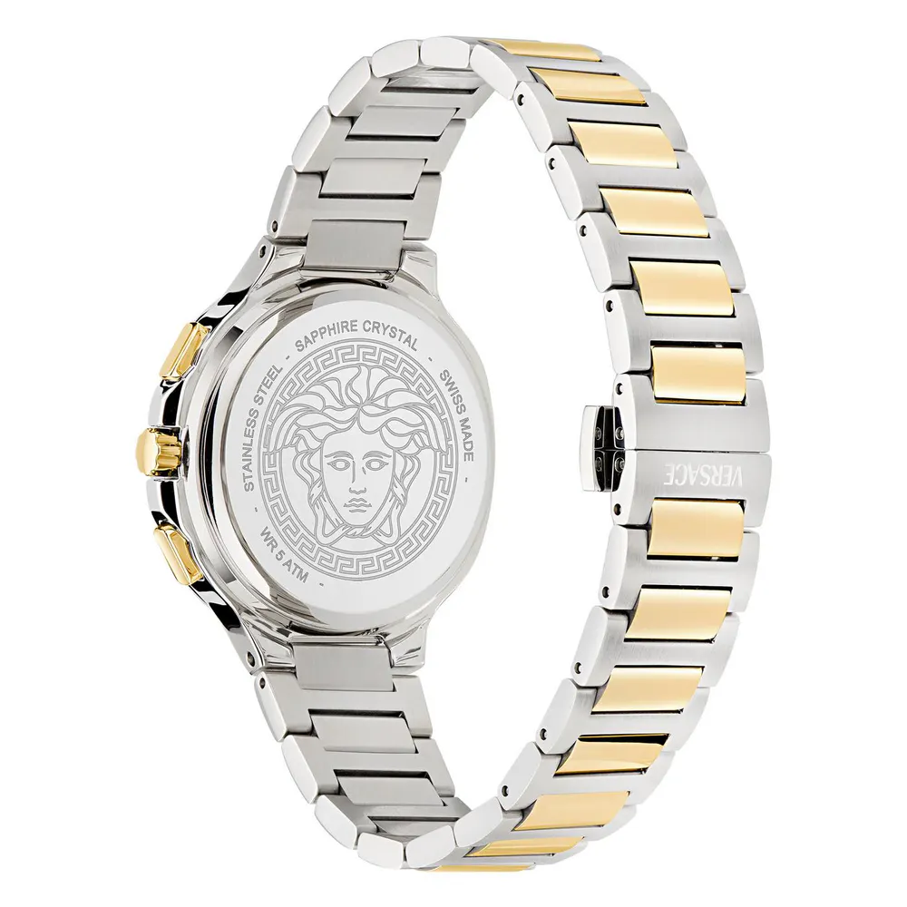 Versace Square Analogue Quartz Watch in Multi, additional product view 2