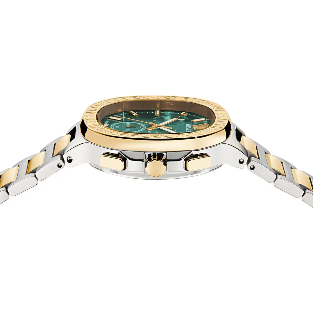 Versace Square Analogue Quartz Watch in Multi, additional product view 3