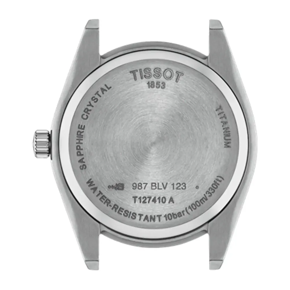 Tissot Gentleman Titanium 40mm Mens Watch detail 2