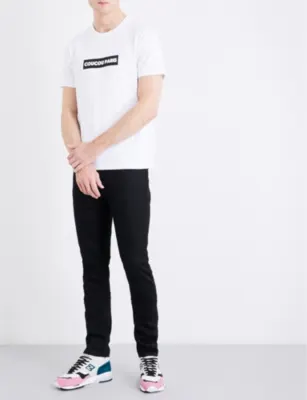NUDIE JEANS Lean Dean slim-fit tapered jeans - 31/32 in Everblack, additional product view 2