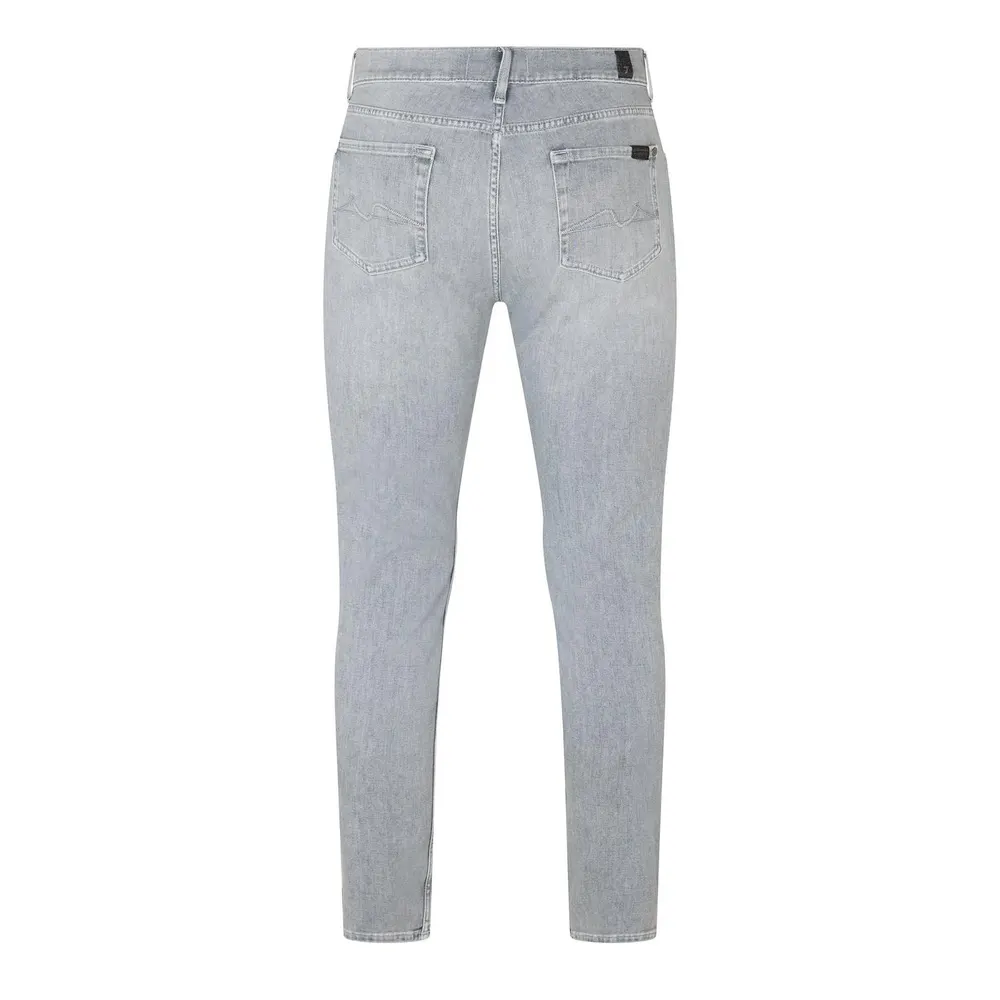 7 For All Mankind Men's Tapered Jeans detail 2