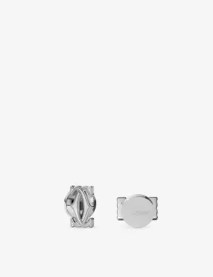 CARTIER Double C de Cartier Sterling-Silver Cufflinks