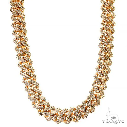 AHMED - MOON JEWELRY 2 Row Diamond Miami Cuban Chain (Lab) 69104