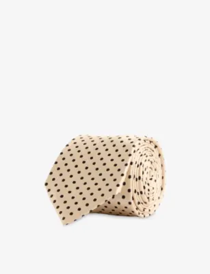 TOM FORD Dot-Print Silk Tie