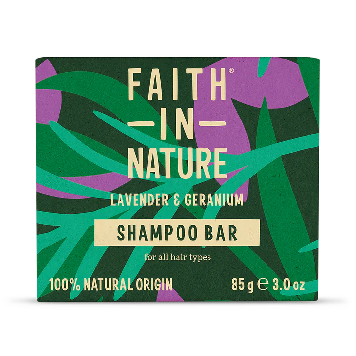 Faith in Nature - Shampoo Bar Lavender & Geranium 85g