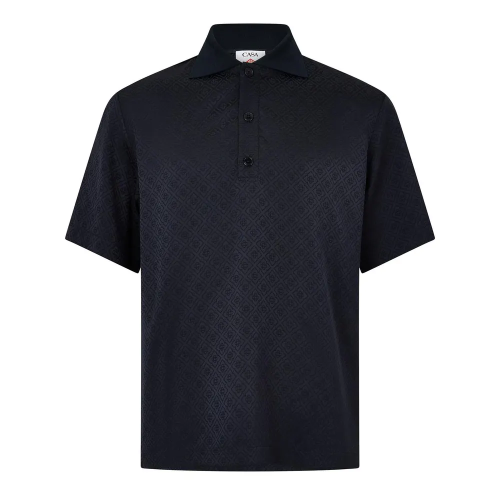 Casablanca Casa Silk Mono Polo Sn63