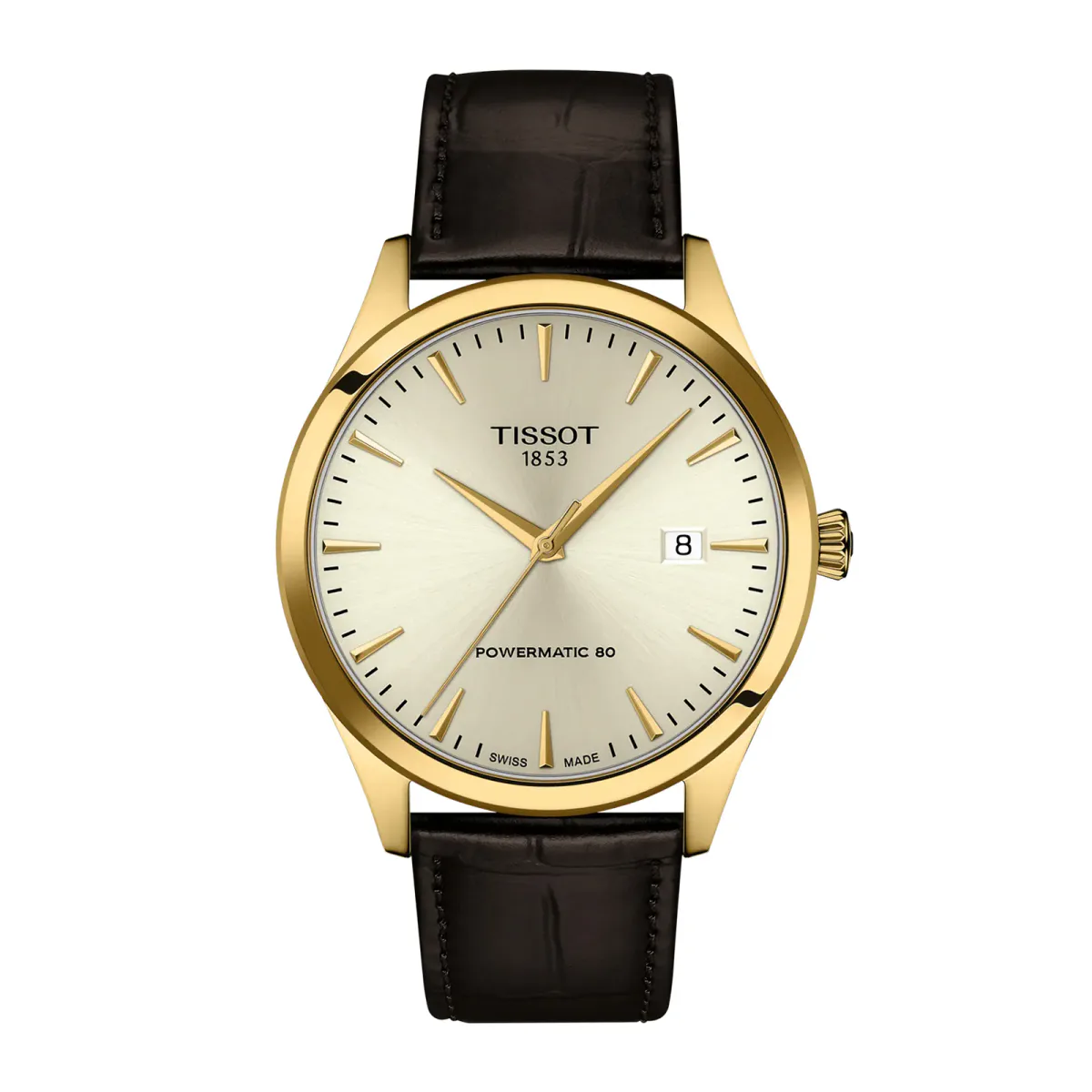 Tissot Classic Dream 40mm Yellow Gold & Leather Mens Watch
