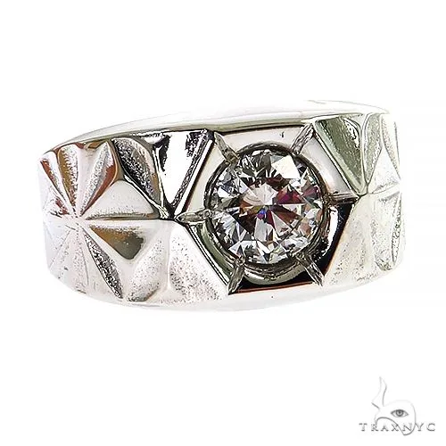 RINA - For Him CUSTOM CVD Solitary Tuxedo Diamond Ring 68744 in Rose Gold / 10 – Ring