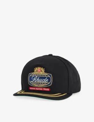 RHUDE Safari Crest-Embroidered Canvas Cap