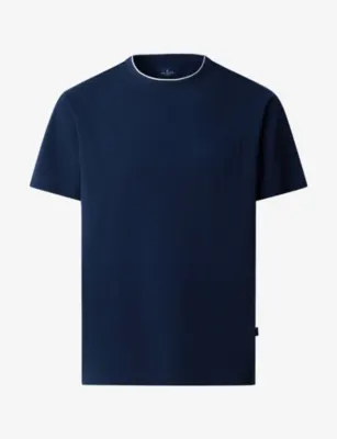 HACKETT Round-Neck Short-Sleeve Cotton T-Shirt