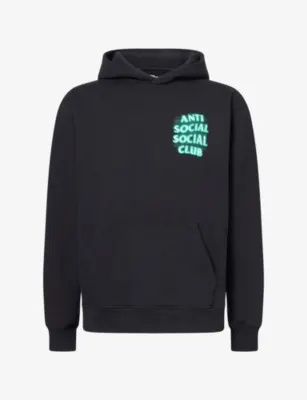 ANTI SOCIAL SOCIAL CLUB Glow In The Dark Cotton-Jersey Hoody