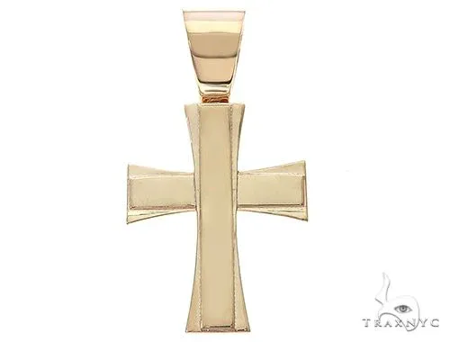 RINA - For Him FACTORY 14k Yellow Gold Masterpiece Cross 65100 in Rose Gold – Pendant