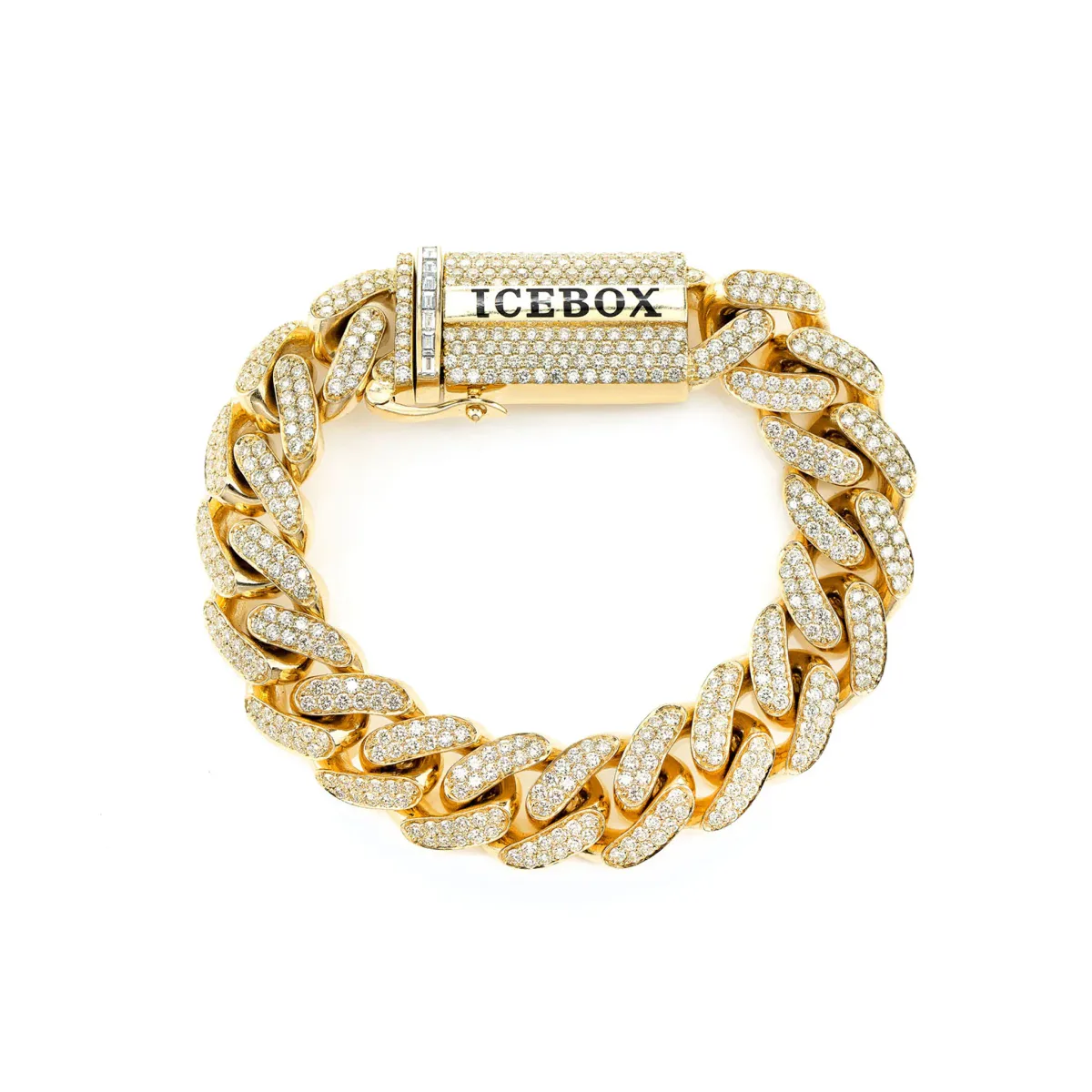 For Him 14mm Miami Cuban Link Diamond Bracelet in Rose Gold / 6.5" / VS – Bracelet