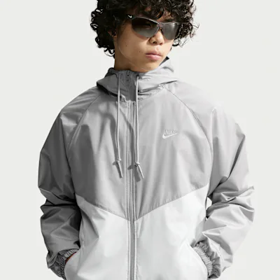 Nike Windrunner Men's Lined Jacket - Light Iron Ore/Sail/Sail