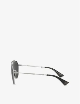 DOLCE & GABBANA DG2302 Aviator-Frame Metal Sunglasses detail 3
