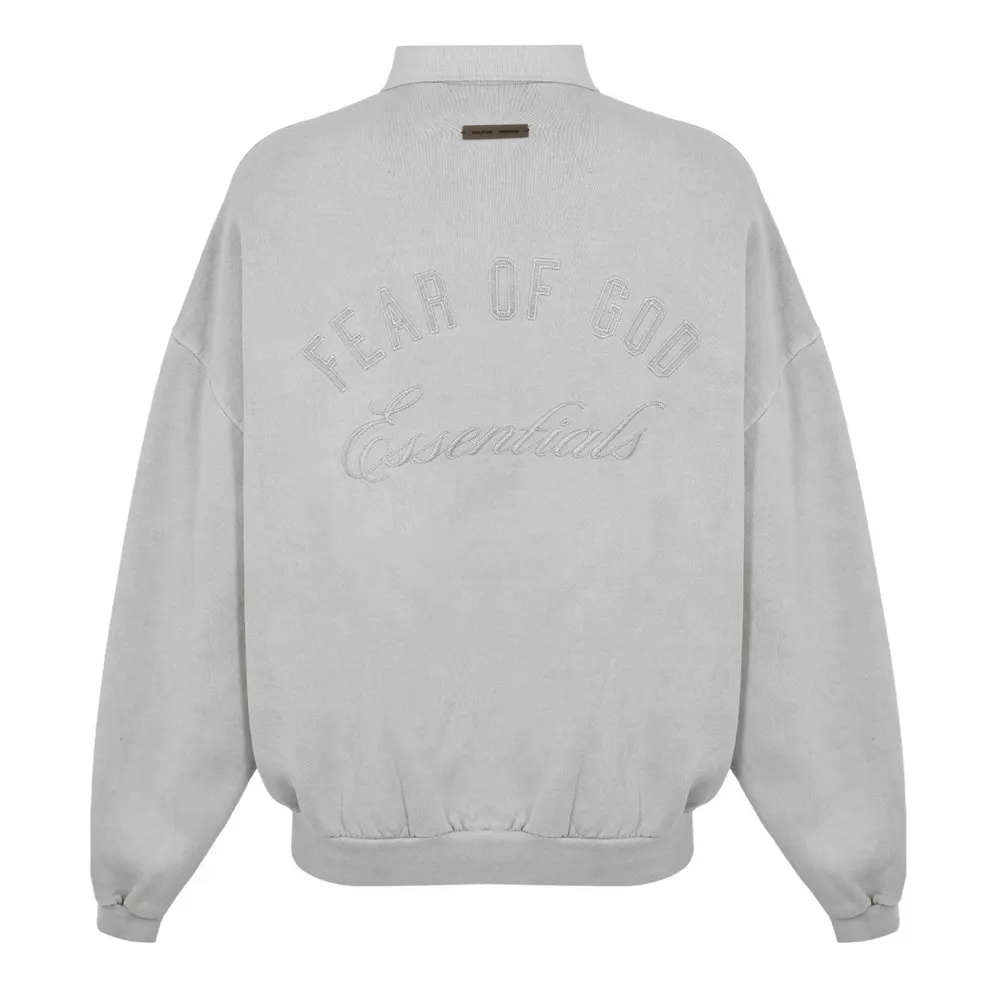 Fear Of God Essentials Men's Long Sleeve Polo Shirt detail 2