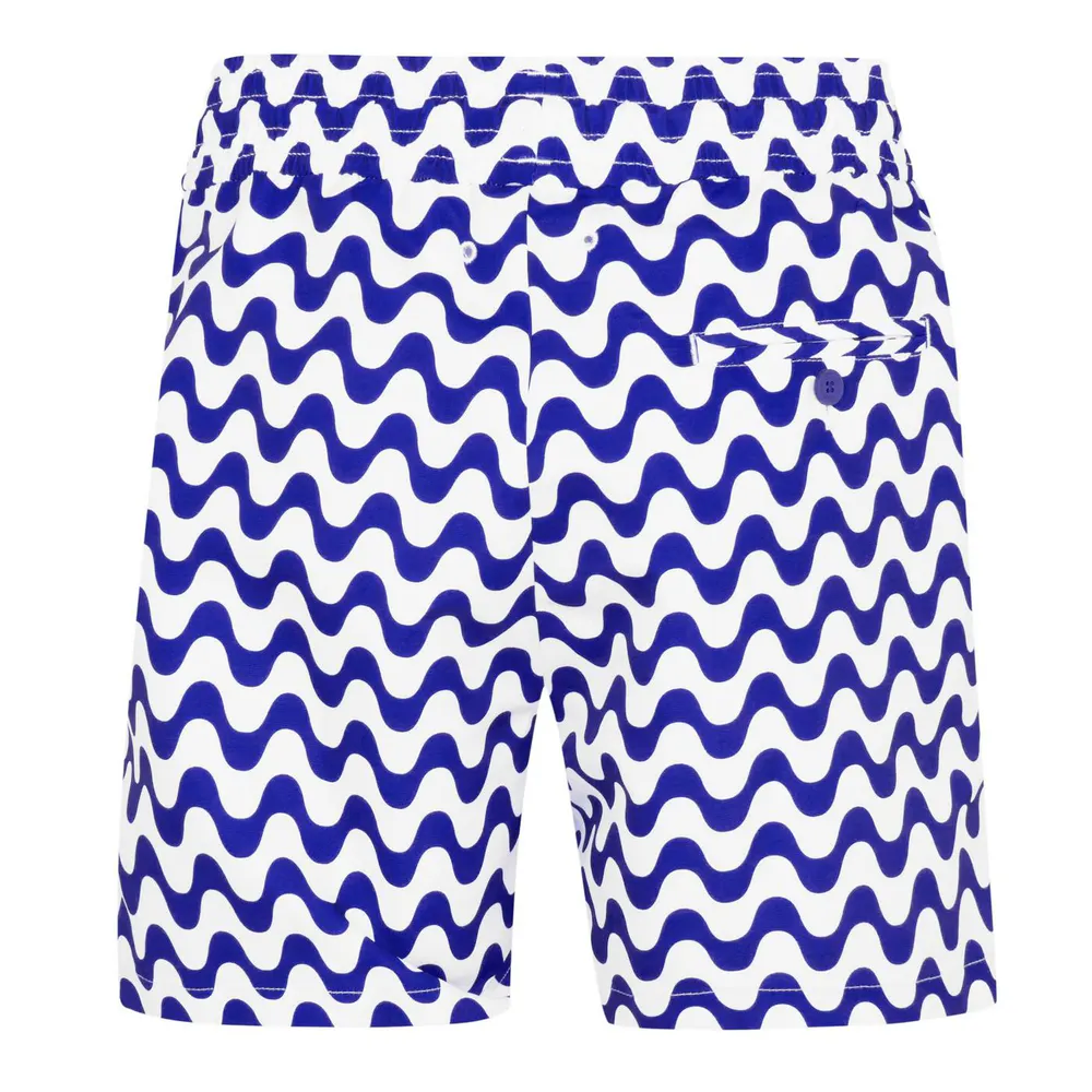 Frescobol Carioca Copbna Shorts in Navy Blue, additional product view 2
