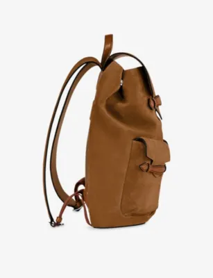 MONTBLANC Envelope Suede Backpack detail 3