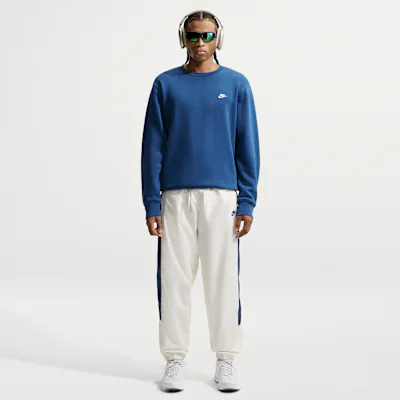 Nike Windrunner Men's Lined Trousers - Sail/Court Blue/Court Blue