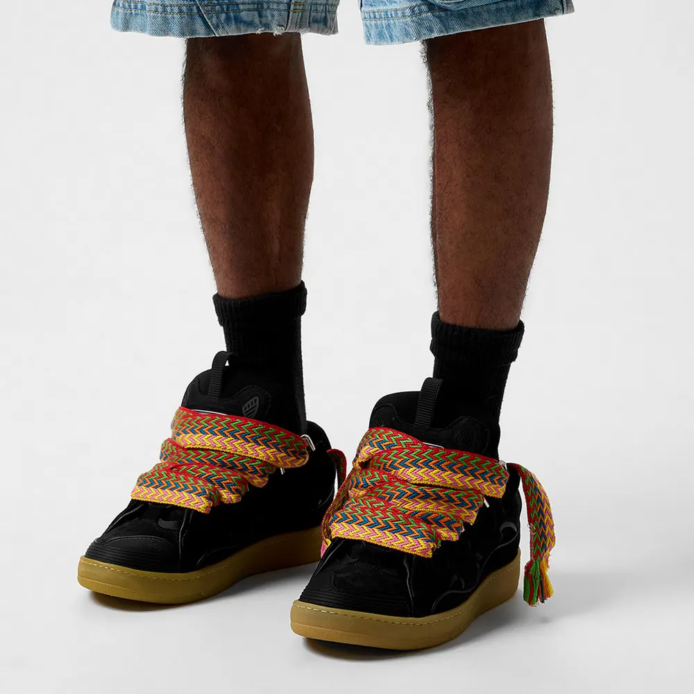 Lanvin Curb Sneakers in Black 10, additional product view 2
