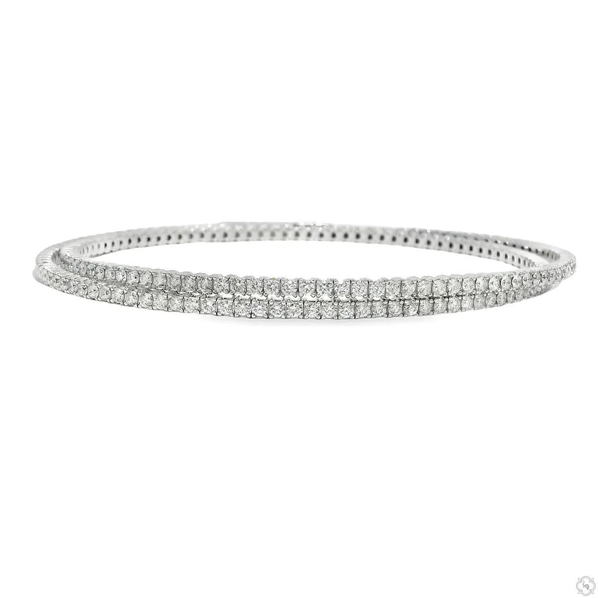 ANNA - IJM Double Row Infinity Diamond Tennis Bracelet 70712