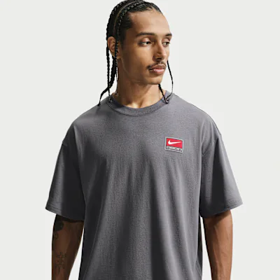 Nike Life Men's Short-Sleeve Boxy Knit Top - Iron Grey in Iron Grey – Nike men's and unisex