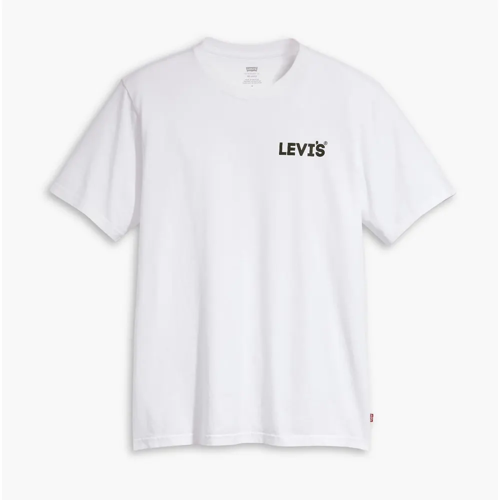 Levis Men's Headline Logo Cotton Short-Sleeve Oversized-Fit T-Shirt