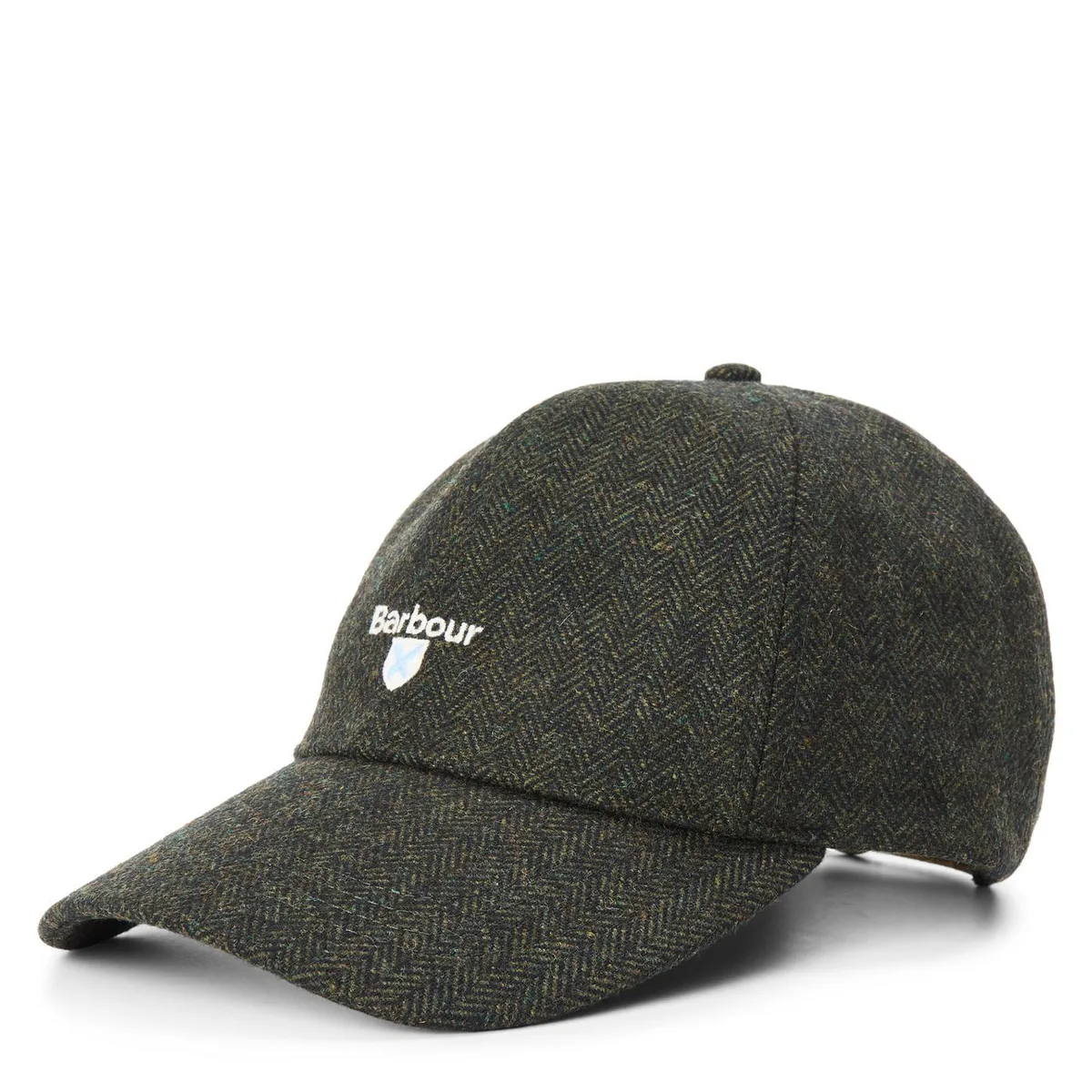 Barbour Men's Barlow Herringbone Wool Baseball Cap