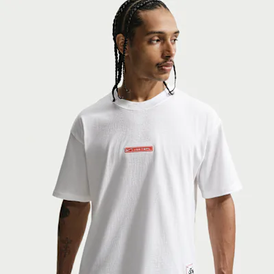 Nike Sportswear Men's T-Shirt - White/Team Orange