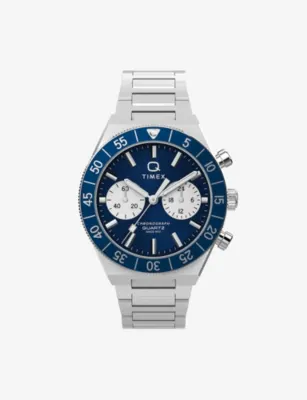 TIMEX Q Timex Continental Chronograph 40mm Stainless Steel Quartz Watch