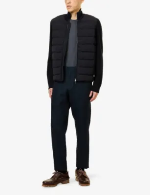 ORLEBAR BROWN Terrence Hybrid Merino-Wool And Down Funnel Jacket detail 2