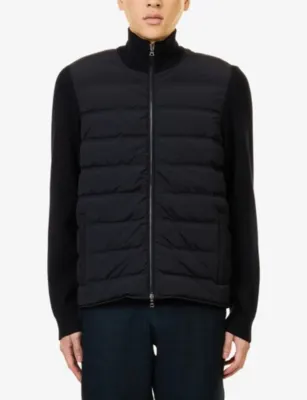 ORLEBAR BROWN Terrence Hybrid Merino-Wool And Down Funnel Jacket detail 3