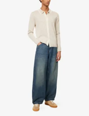 NOBL Koda Button-Up Knitted Top detail 2