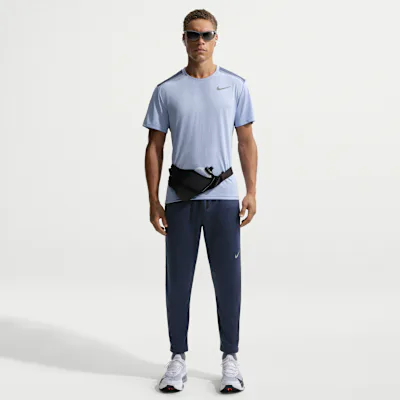 Nike Stride Men's Dri-FIT Knit Running Trousers - Midnight Navy