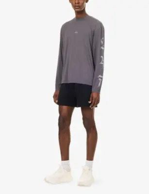 247 BY REPRESENT Noble Brand-Print Stretch-Jersey T-Shirt detail 2