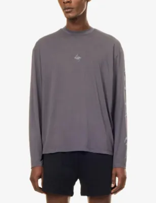 247 BY REPRESENT Noble Brand-Print Stretch-Jersey T-Shirt detail 3