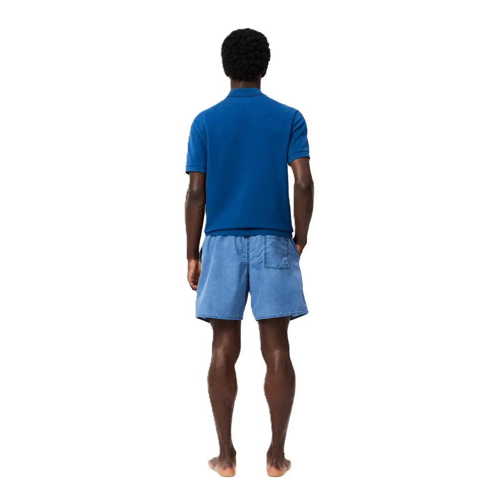 Lacoste Men's Quick Dry Swimming Trunks detail 2