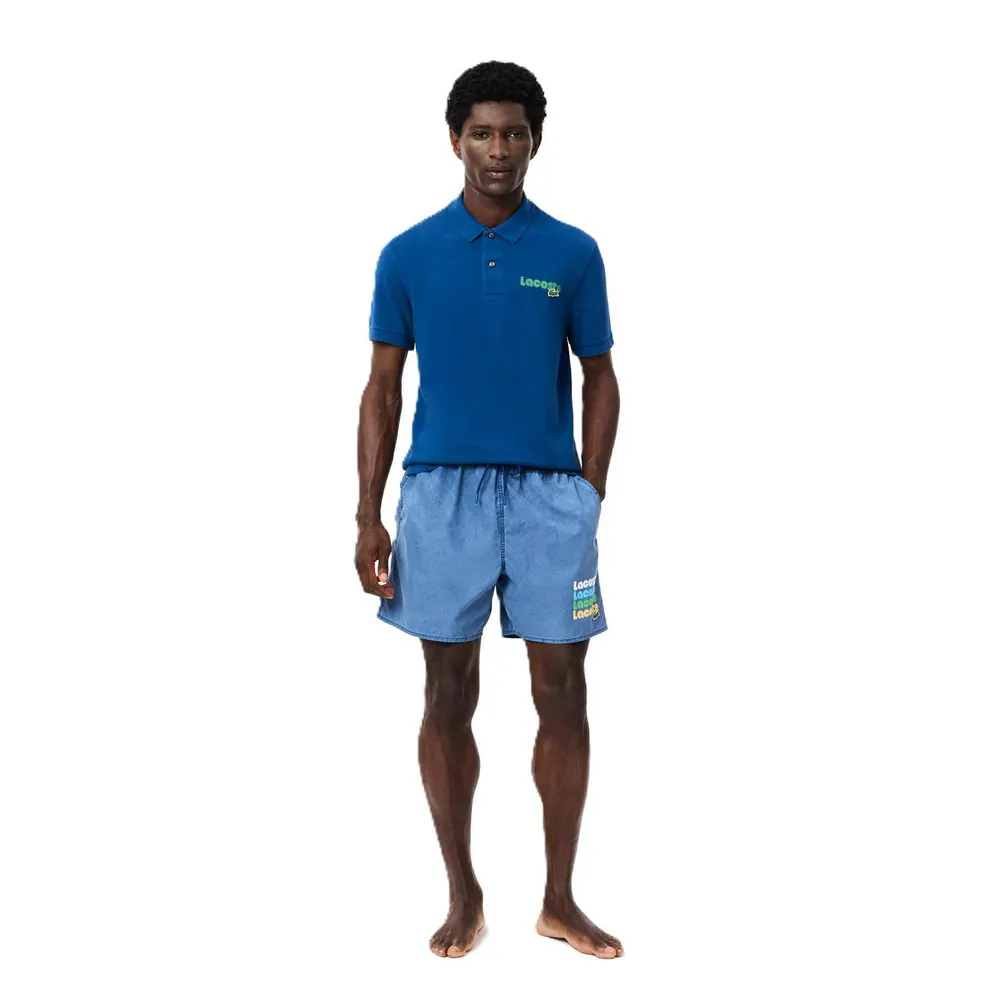 Lacoste Men's Quick Dry Swimming Trunks