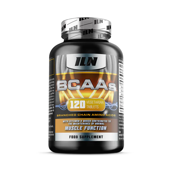 Iron Labs Nutrition BCAA Tablets - 2,400mg per Serving - 120 Vegetarian Tablets